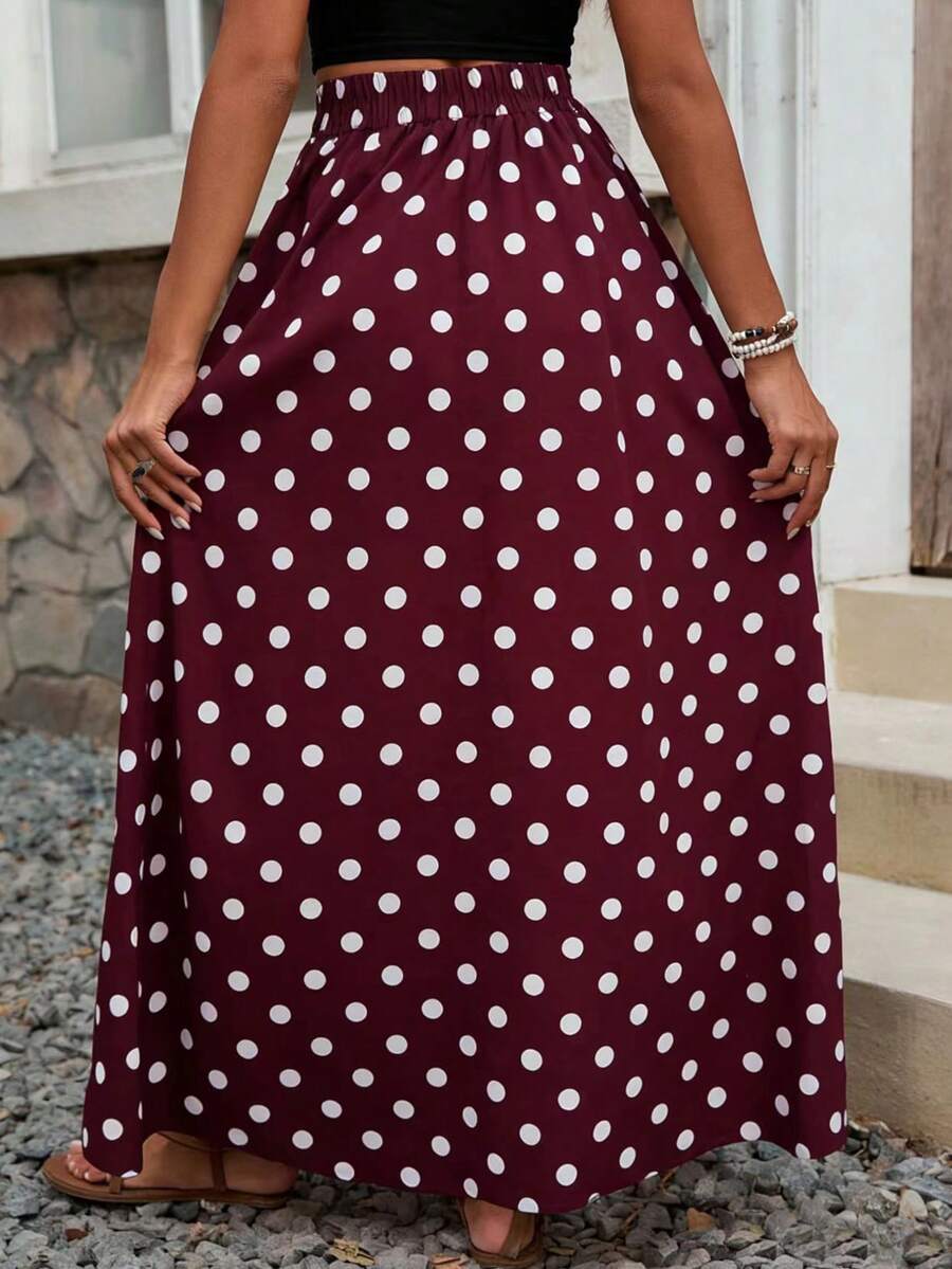 Blake | High Waist Split Maxi Skirt