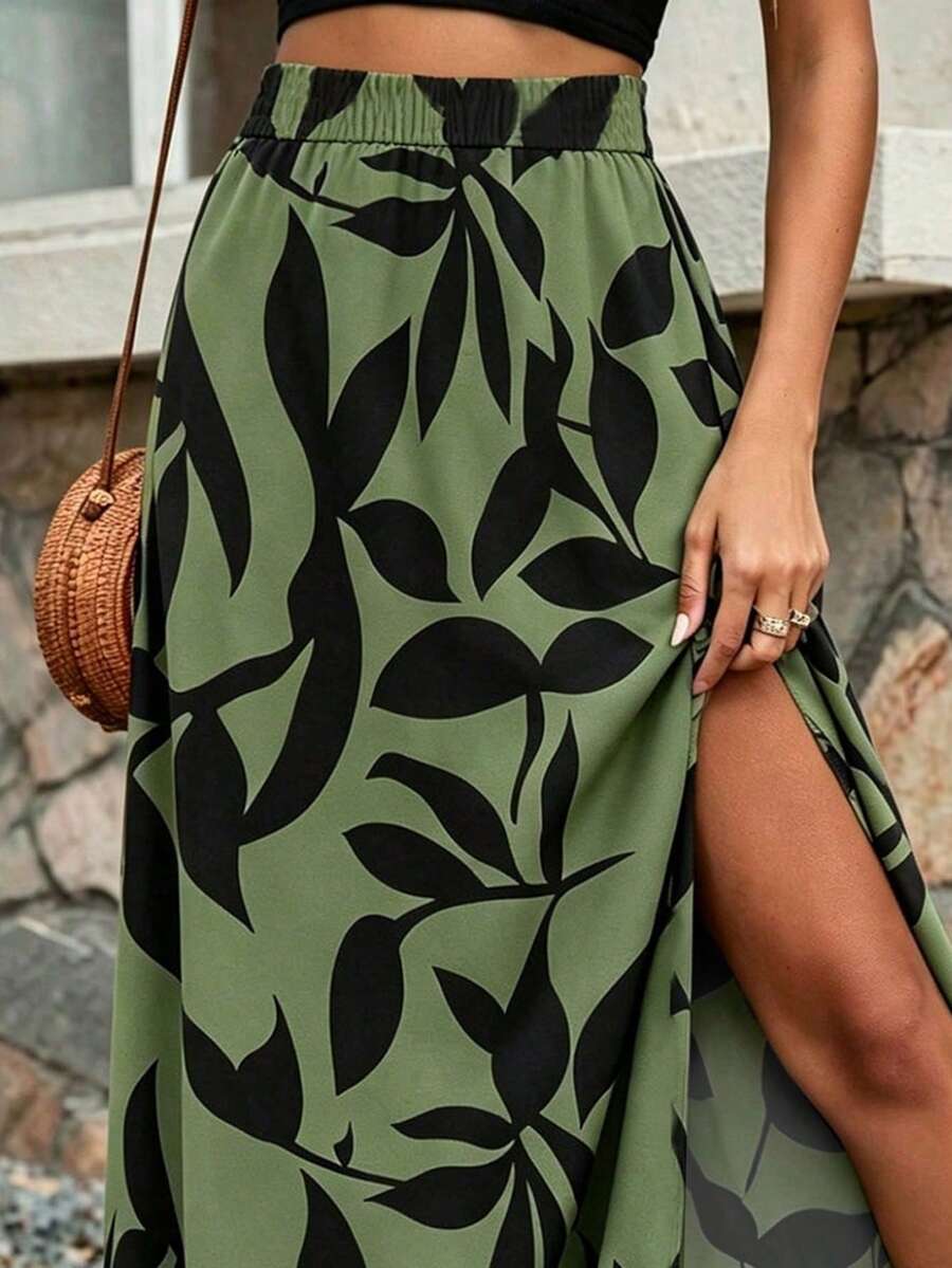 Blake | High Waist Split Maxi Skirt