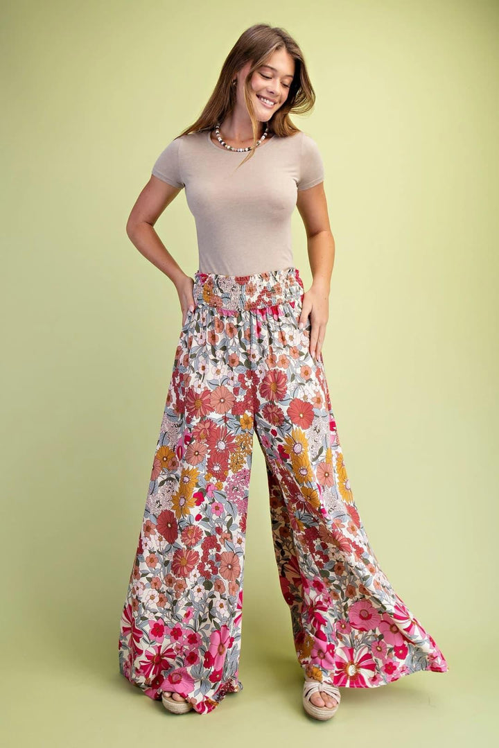Ruby | Floral Wide Leg Pants