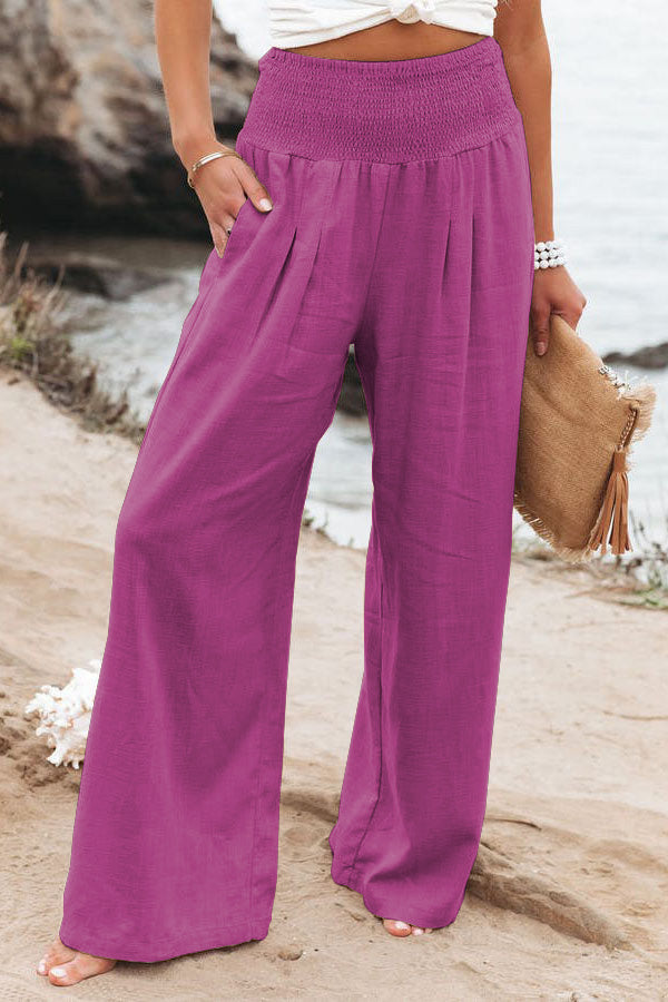 Nova | High Waist Wide Leg Trousers