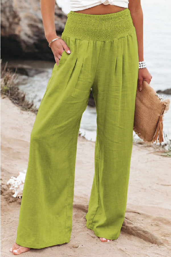 Nova | High Waist Wide Leg Trousers
