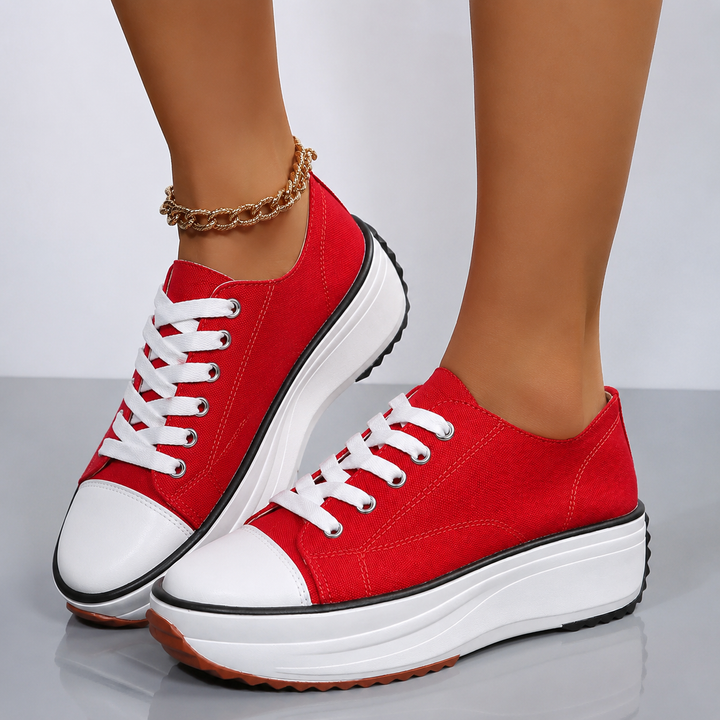 Nora™ | Orthopedic Platform Canvas Shoes