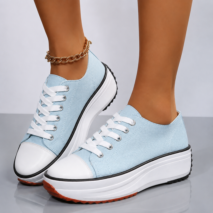 Nora™ | Orthopedic Platform Canvas Shoes