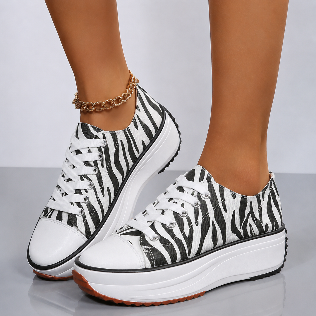 Nora™ | Orthopedic Platform Canvas Shoes