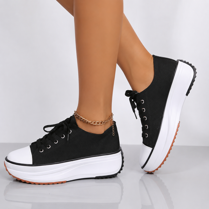 Nora™ | Orthopedic Platform Canvas Shoes