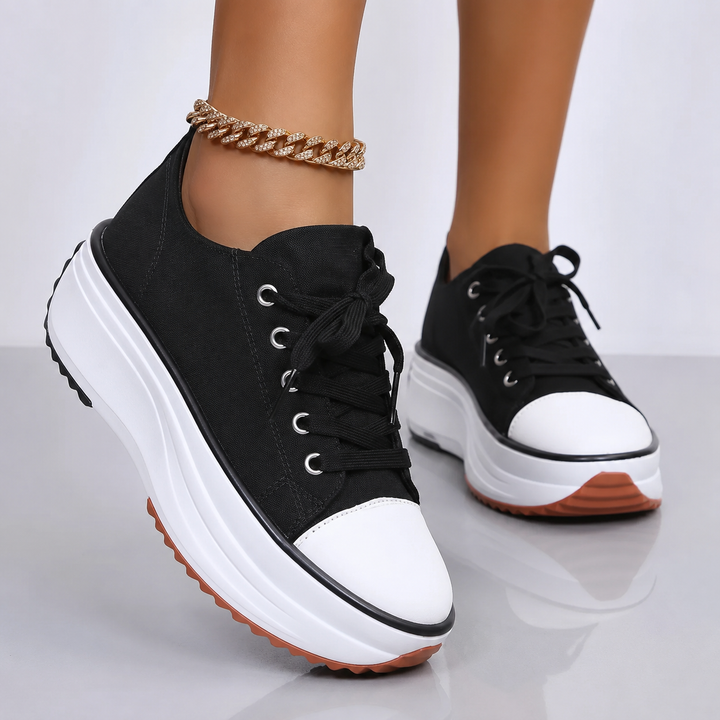 Nora™ | Orthopedic Platform Canvas Shoes