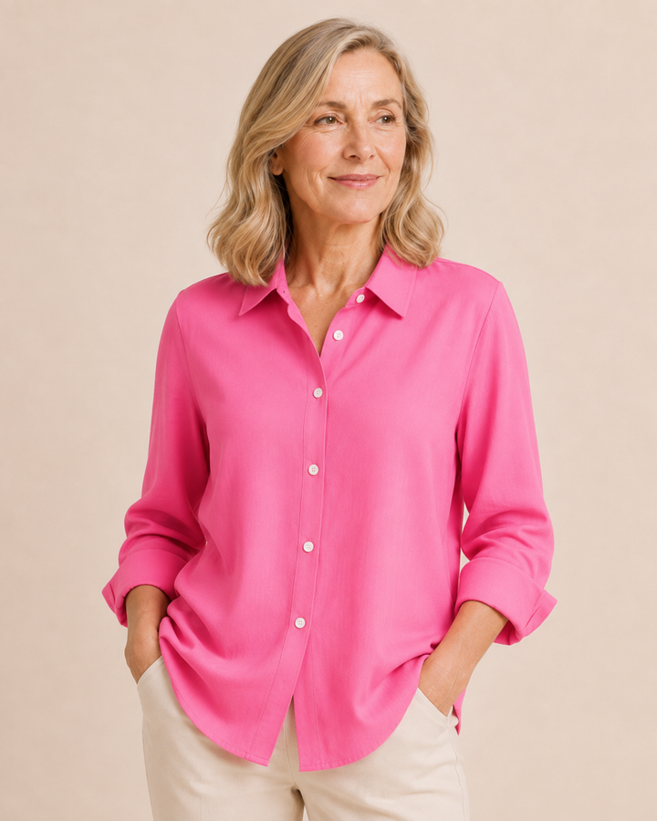 Aurelie | Elegant Button Blouse