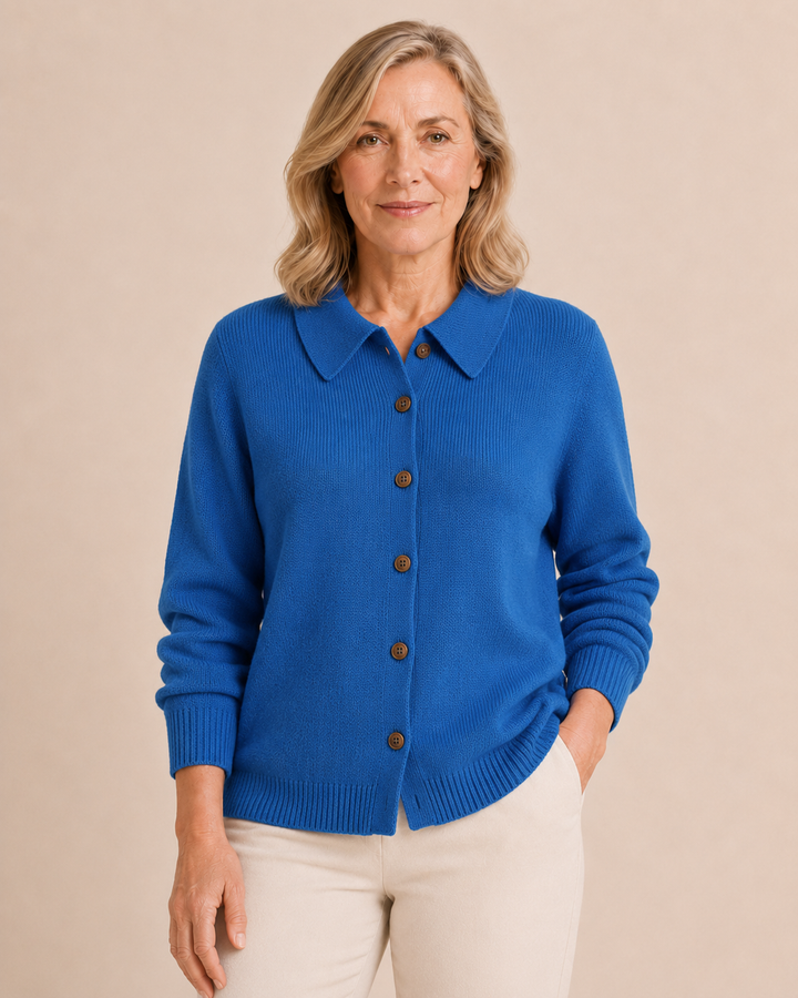 Rosa | Button Collar Cardigan