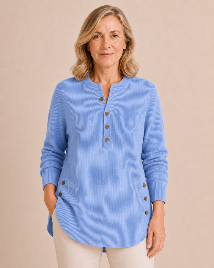 Eden | Button Henley Tunic