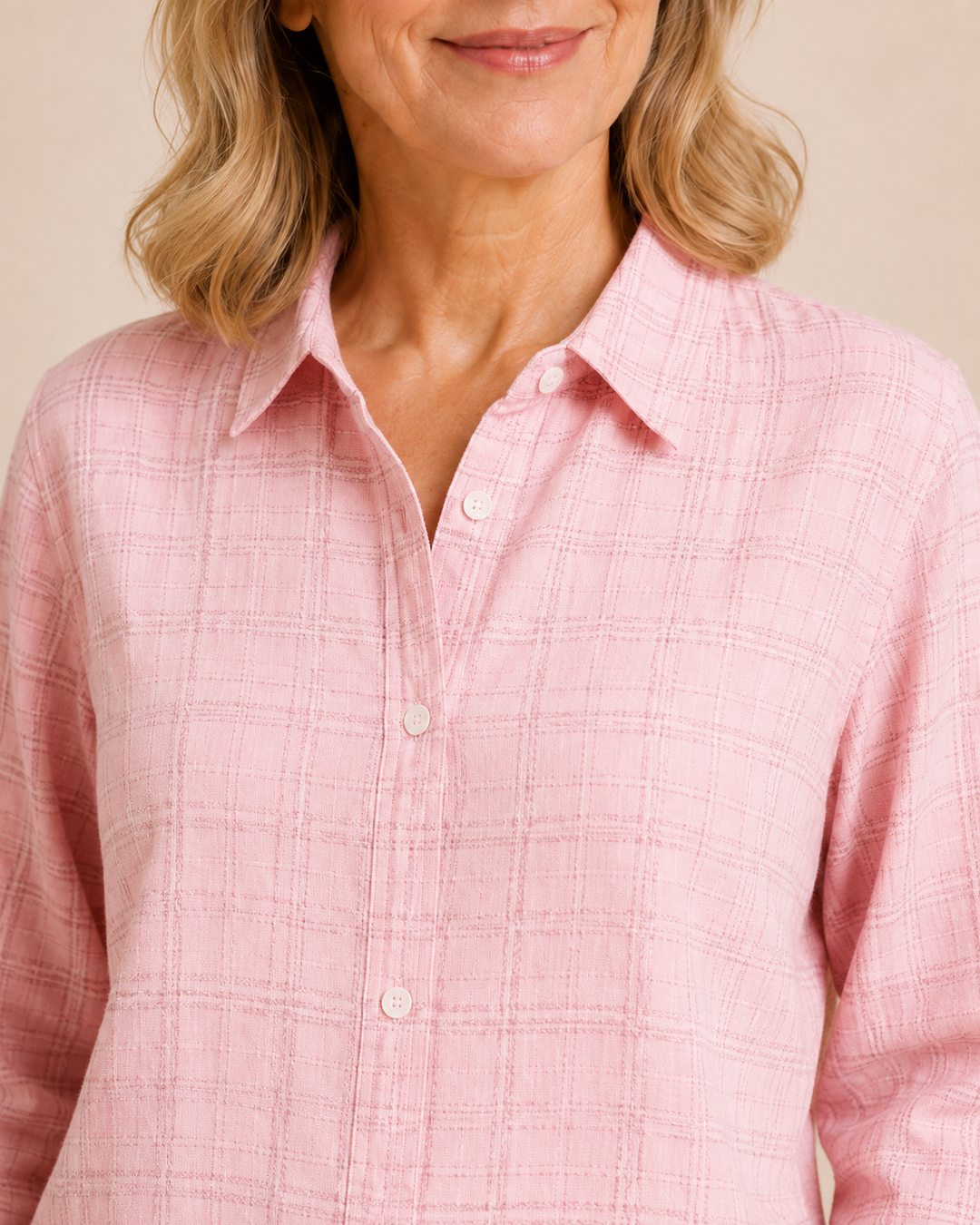 Nell | Textured Cotton Shirt