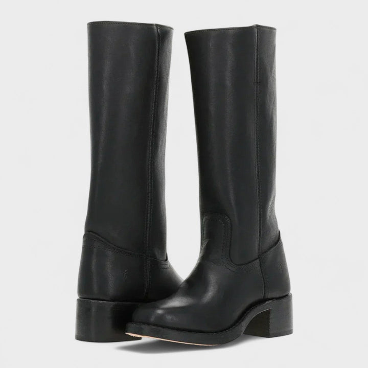 Aria | Women's Cushioned Slip-On Classic Cowboy Boots