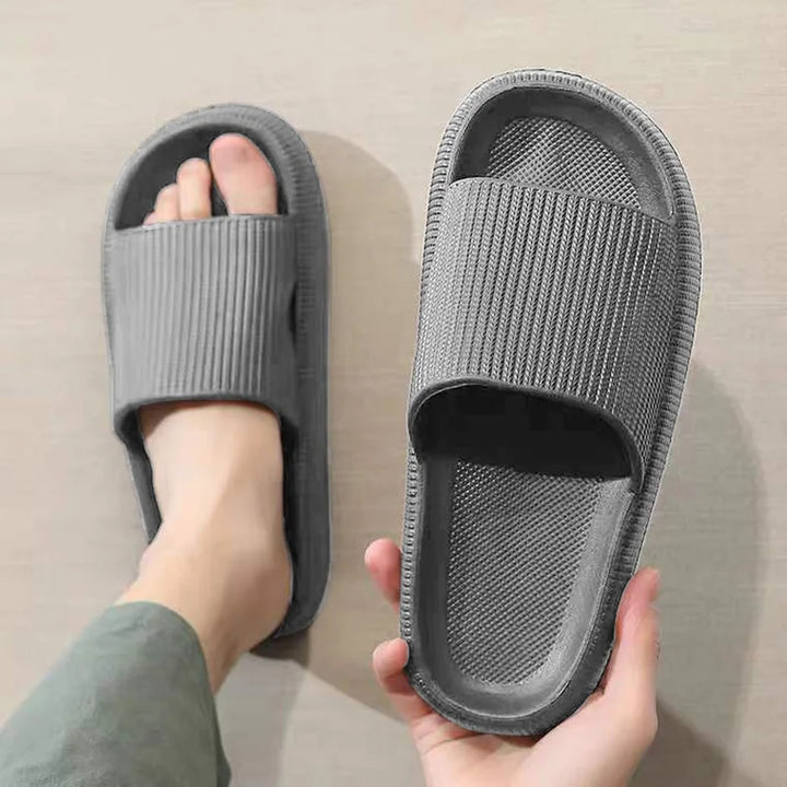 Slippers EVA Sandalen Slippers Eenvoudige Mannen Vrouwen Dragen Dikke Zolen Antislip Zomer Kwart Badkamer Douche Binnen Thuis Casual
