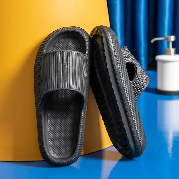 Slippers EVA Sandalen Slippers Eenvoudige Mannen Vrouwen Dragen Dikke Zolen Antislip Zomer Kwart Badkamer Douche Binnen Thuis Casual