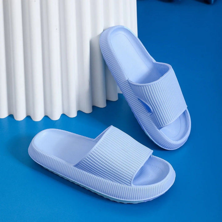 Slippers EVA Sandalen Slippers Eenvoudige Mannen Vrouwen Dragen Dikke Zolen Antislip Zomer Kwart Badkamer Douche Binnen Thuis Casual
