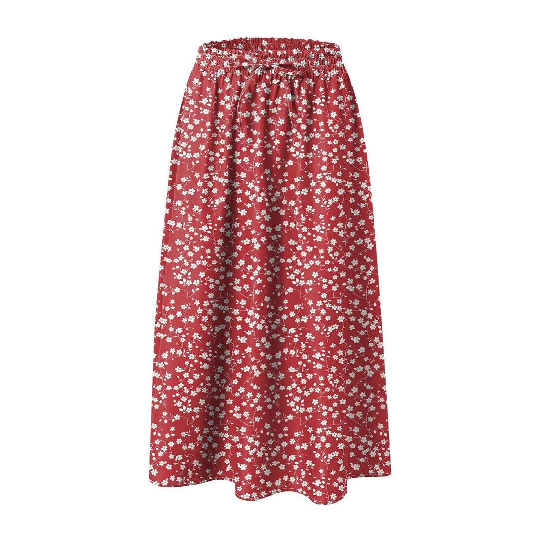 Harper | Floral Pleated Maxi Skirt