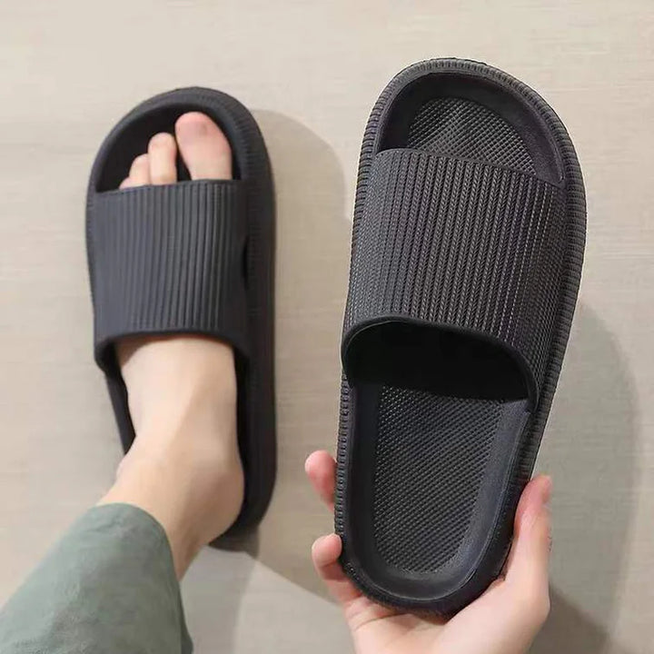 Slippers EVA Sandalen Slippers Eenvoudige Mannen Vrouwen Dragen Dikke Zolen Antislip Zomer Kwart Badkamer Douche Binnen Thuis Casual