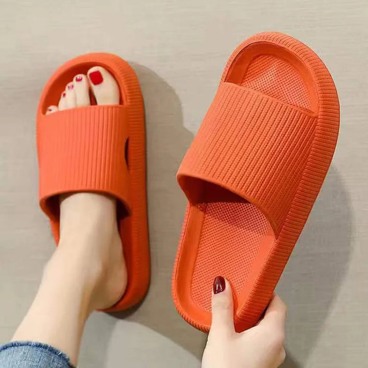 Slippers EVA Sandalen Slippers Eenvoudige Mannen Vrouwen Dragen Dikke Zolen Antislip Zomer Kwart Badkamer Douche Binnen Thuis Casual