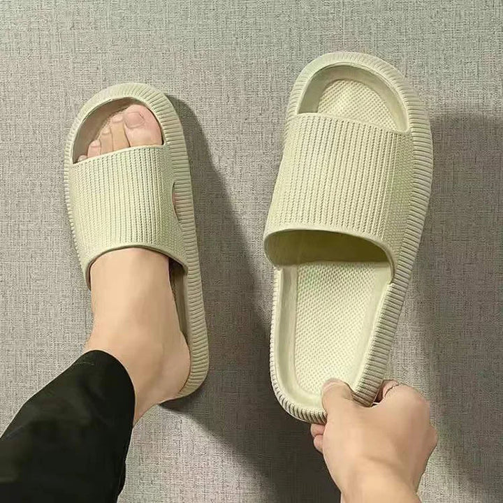 Slippers EVA Sandalen Slippers Eenvoudige Mannen Vrouwen Dragen Dikke Zolen Antislip Zomer Kwart Badkamer Douche Binnen Thuis Casual