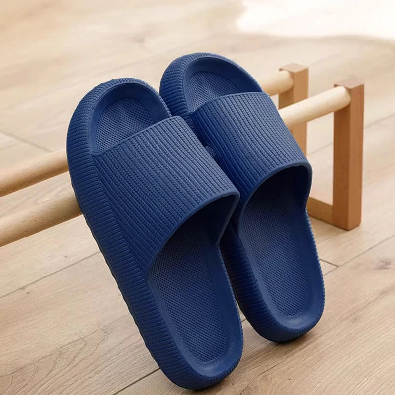 Slippers EVA Sandalen Slippers Eenvoudige Mannen Vrouwen Dragen Dikke Zolen Antislip Zomer Kwart Badkamer Douche Binnen Thuis Casual