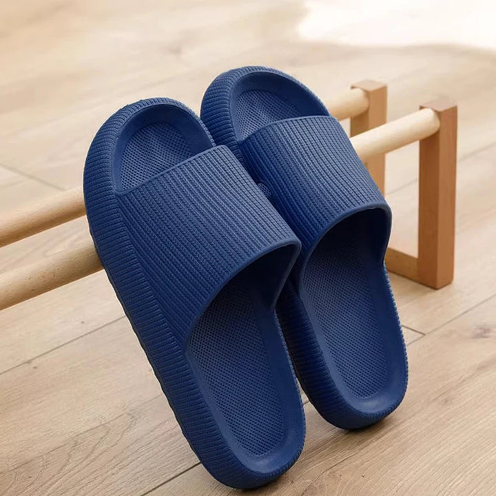Slippers EVA Sandalen Slippers Eenvoudige Mannen Vrouwen Dragen Dikke Zolen Antislip Zomer Kwart Badkamer Douche Binnen Thuis Casual