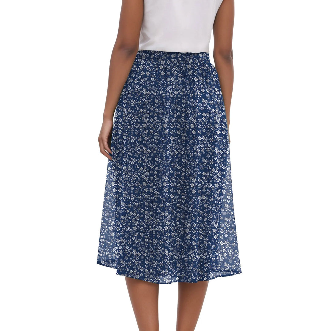 Harper | Floral Pleated Maxi Skirt