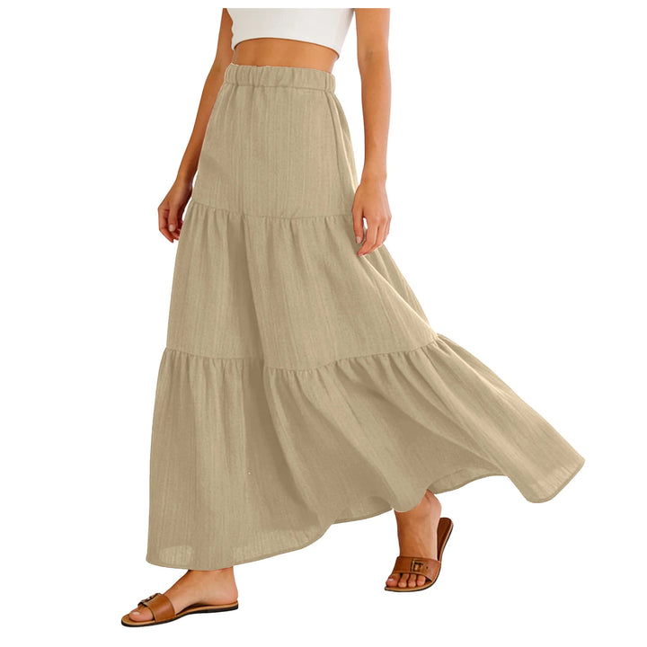Hadley | Tiered Swing Maxi Skirt