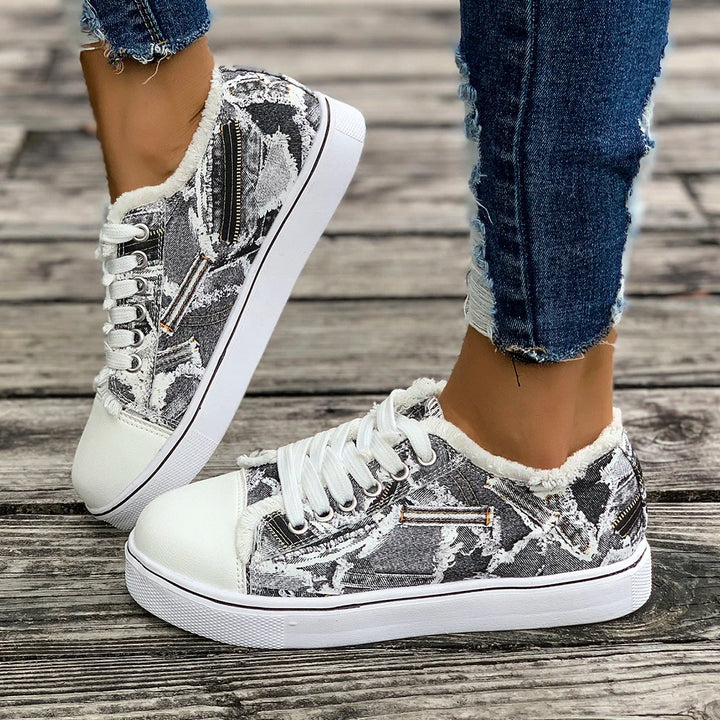 Sienna™ | Orthopedic Denim Comfort Sneakers
