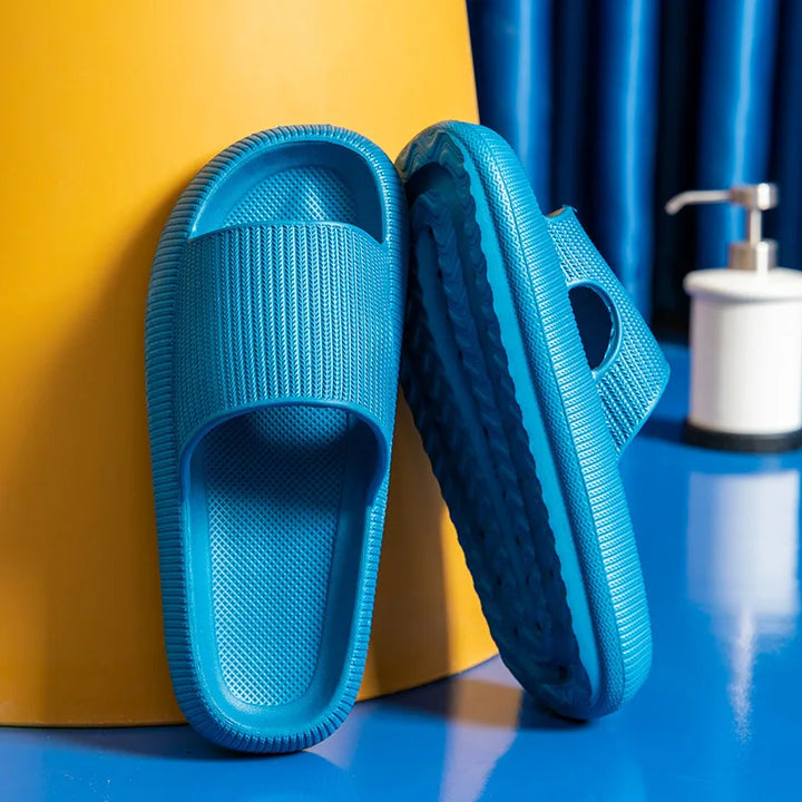 Slippers EVA Sandalen Slippers Eenvoudige Mannen Vrouwen Dragen Dikke Zolen Antislip Zomer Kwart Badkamer Douche Binnen Thuis Casual