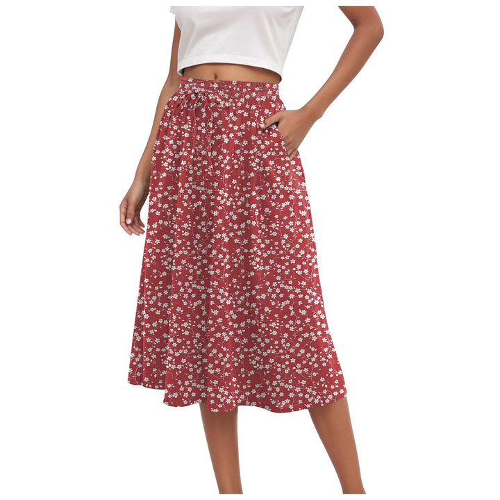 Harper | Floral Pleated Maxi Skirt