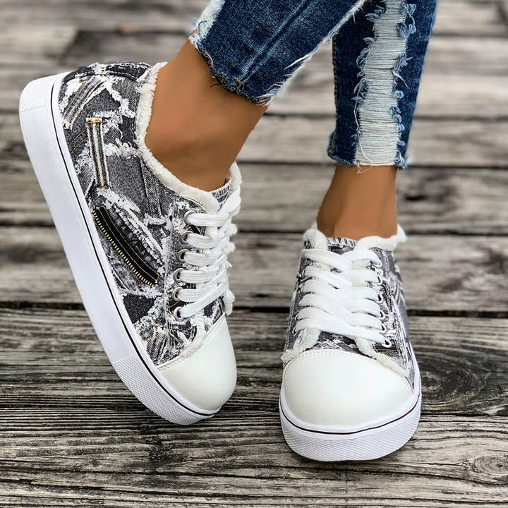 Sienna™ | Orthopedic Denim Comfort Sneakers