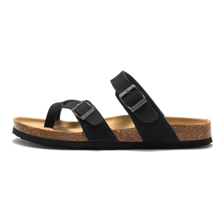 2025, zomer damesschoenen mode kurk pantoffels trendy paar strandschoenen casual comfortabele platte pantoffels zapatos homme