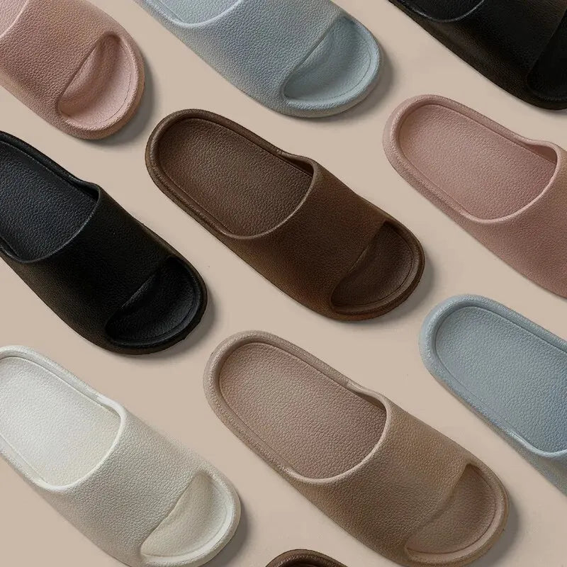 Mode Vrouwen Slippers Zomer Platte Lichtgewicht Eva Home Badkamer Slippers Comfort Massage Koppels Indoor Glijbanen Doucheschoenen