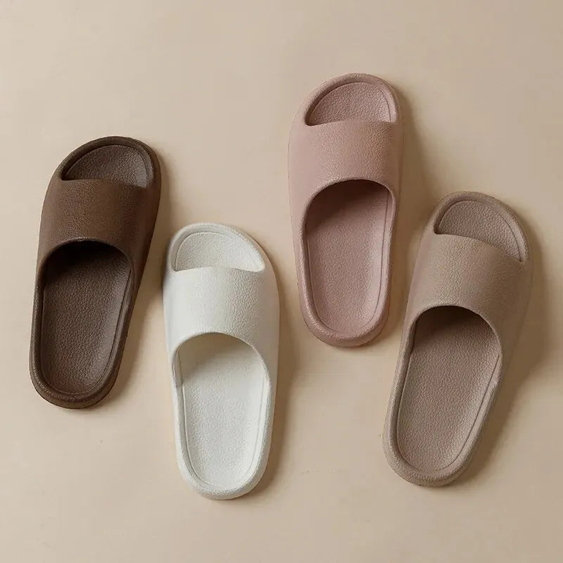 Mode Vrouwen Slippers Zomer Platte Lichtgewicht Eva Home Badkamer Slippers Comfort Massage Koppels Indoor Glijbanen Doucheschoenen