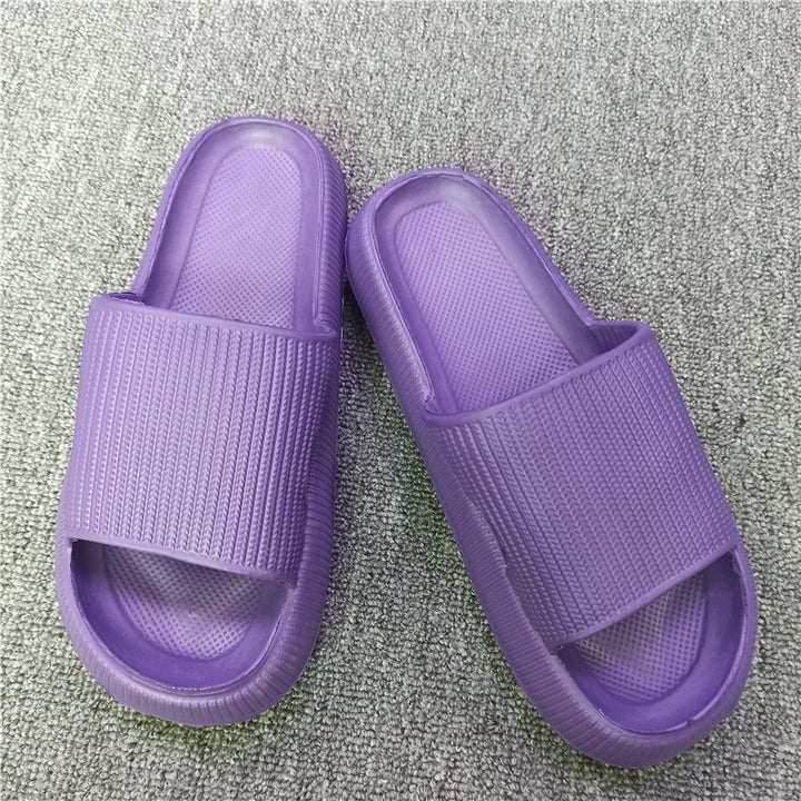 Slippers EVA Sandalen Slippers Eenvoudige Mannen Vrouwen Dragen Dikke Zolen Antislip Zomer Kwart Badkamer Douche Binnen Thuis Casual