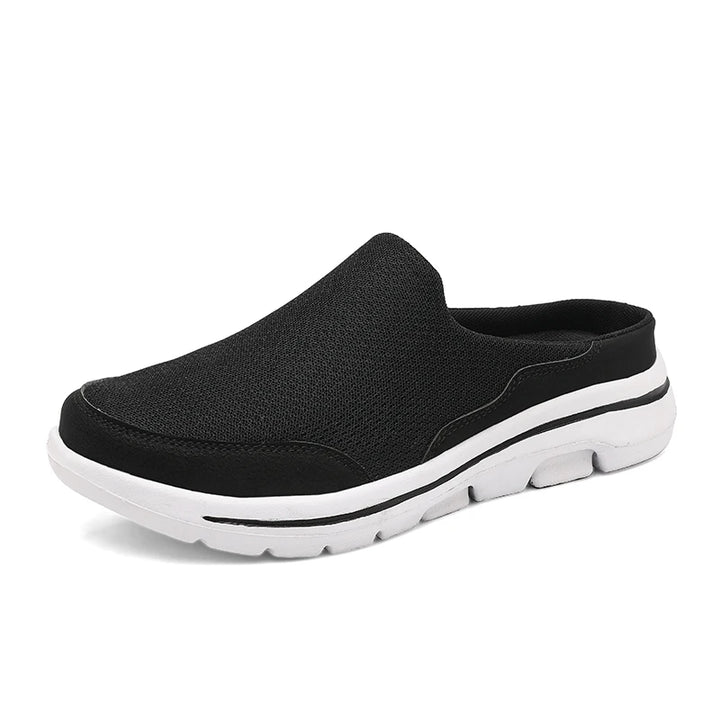 2024 Mannen Slippers Zomer Ademend Thuis Indoor Slippers Mannen Dikke Bodem Slides Mode Paar Wandelschoenen Chanclas Hombre