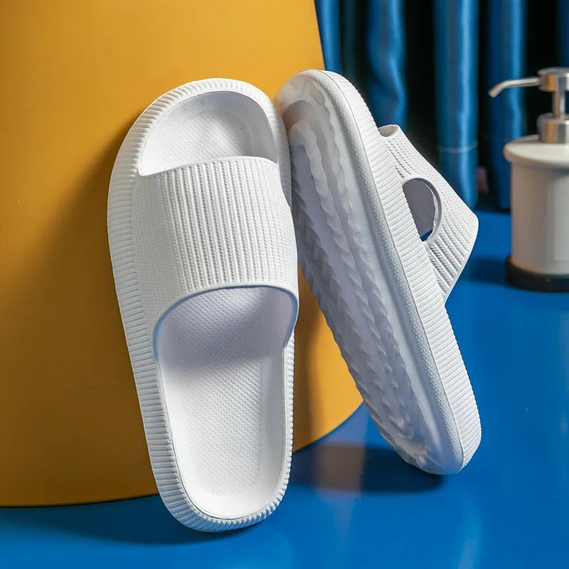 Slippers EVA Sandalen Slippers Eenvoudige Mannen Vrouwen Dragen Dikke Zolen Antislip Zomer Kwart Badkamer Douche Binnen Thuis Casual