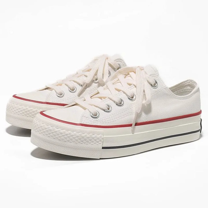 Everly | Orthopedic Platform Canvas Sneakers