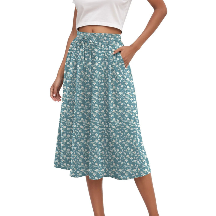 Harper | Floral Pleated Maxi Skirt