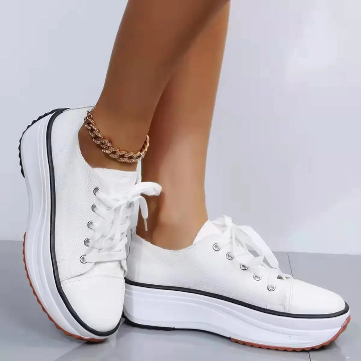 Nora™ | Orthopedic Platform Canvas Shoes