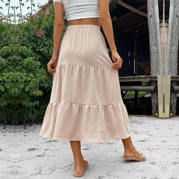 Quinn | Buttoned High Waist Skirt