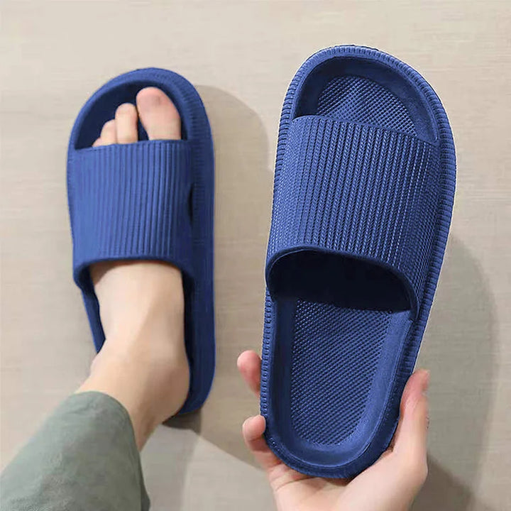 Slippers EVA Sandalen Slippers Eenvoudige Mannen Vrouwen Dragen Dikke Zolen Antislip Zomer Kwart Badkamer Douche Binnen Thuis Casual