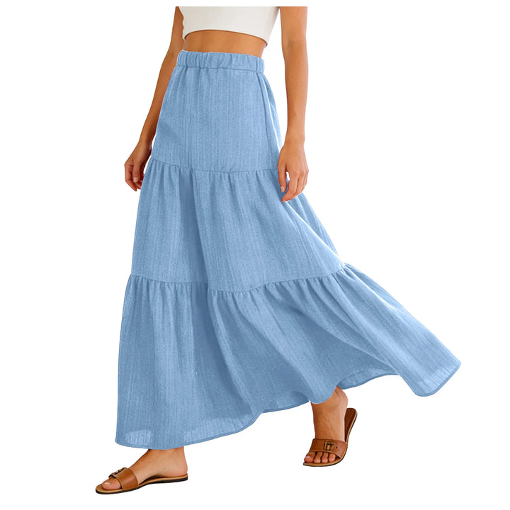 Hadley | Tiered Swing Maxi Skirt