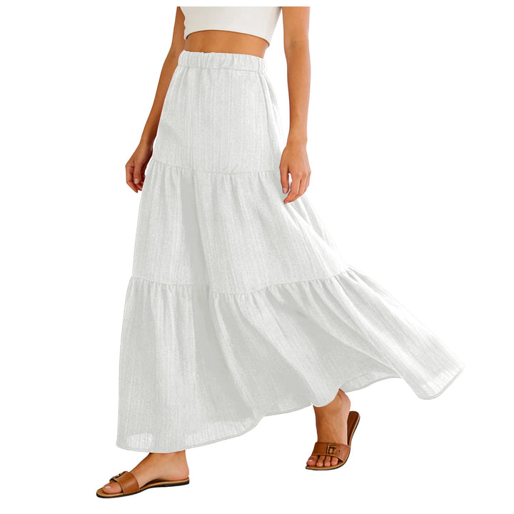 Hadley | Tiered Swing Maxi Skirt