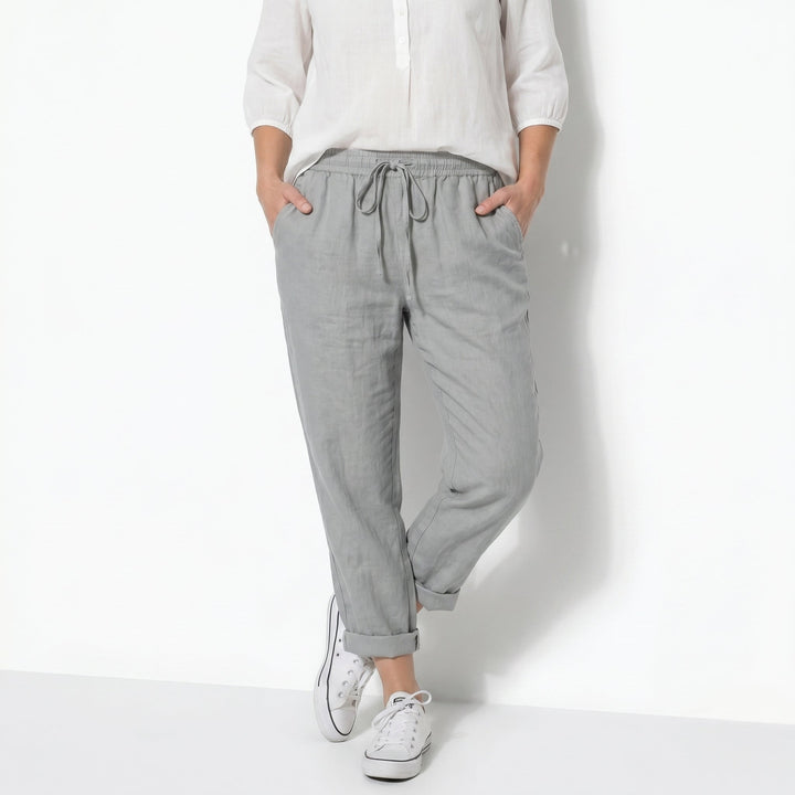 Amelia | Relaxed Fit Drawstring Trousers