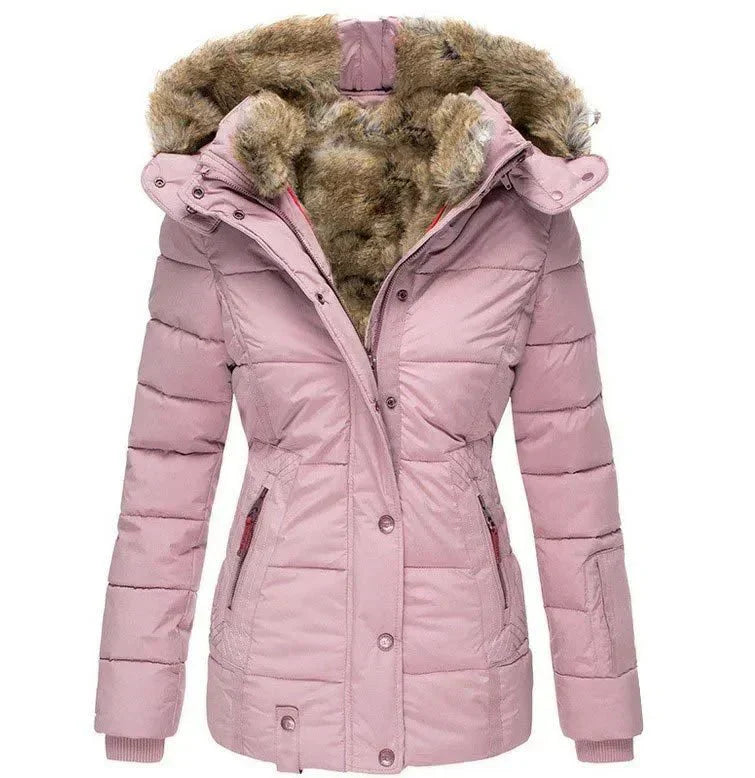 GRACE | COMFORTABLE WARM WINTER FUR JACKET