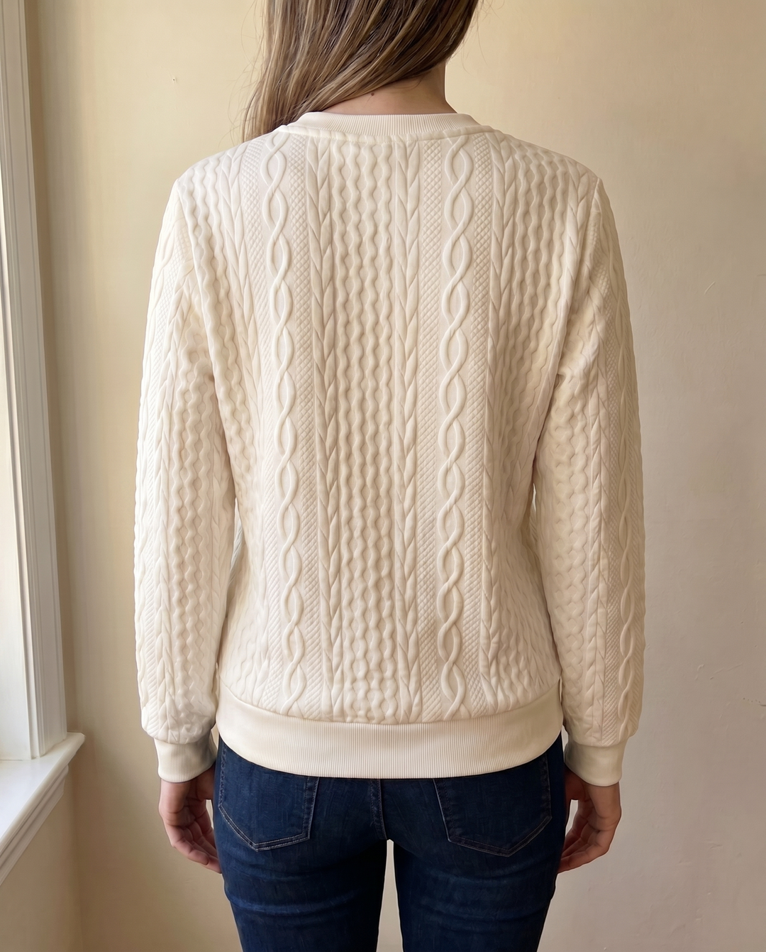 Textured Zipper Sweatshirt – Stylish & Comfy