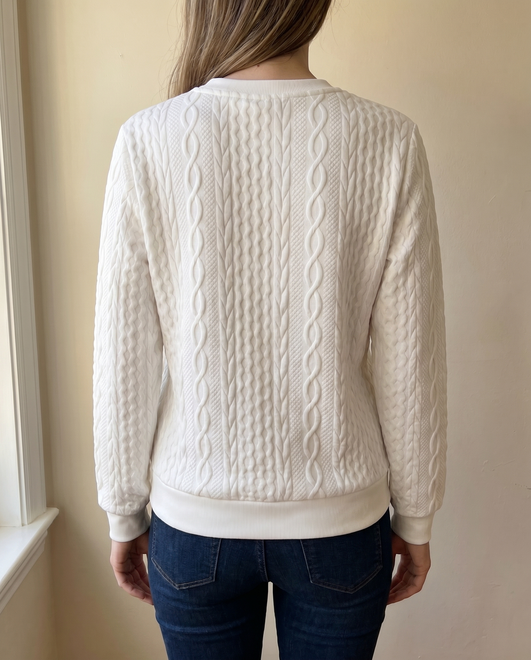Textured Zipper Sweatshirt – Stylish & Comfy